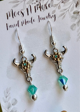 Load image into Gallery viewer, NEW Mocs N More Earrings - Buffalo & Crystal