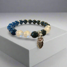 Load image into Gallery viewer, Mocs N More - Men's Totem Bracelet Feather