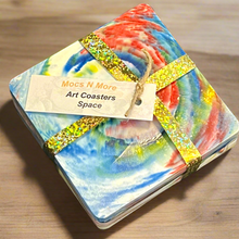 Load image into Gallery viewer, Mocs N More Art Coasters - Space