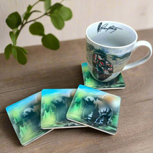 Load image into Gallery viewer, Mocs N More Art Coasters - Walking in Nature