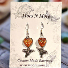 Load image into Gallery viewer, Mocs N More Earrings - NEW Hummingbird