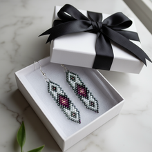 Load image into Gallery viewer, NEW Mocs N More Earrings - Feather Diamond
