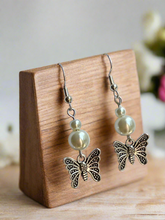 Load image into Gallery viewer, NEW Mocs N More Earrings - Butterfly and Pearl