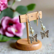 Load image into Gallery viewer, NEW Mocs N More Earrings - Butterfly and Pearl