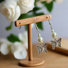 Load image into Gallery viewer, NEW Mocs N More Earrings - Butterfly and Pearl