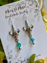Load image into Gallery viewer, NEW Mocs N More Earrings - Buffalo & Crystal