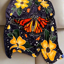 Load image into Gallery viewer, New Fleece Blanket - Monarch Butterfly