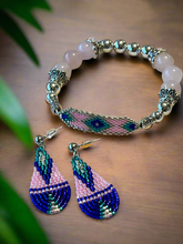Load image into Gallery viewer, Beaded Earrings & Bracelet Sets - Elegant