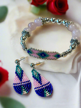 Load image into Gallery viewer, Beaded Earrings & Bracelet Sets - Elegant