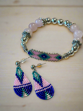 Load image into Gallery viewer, Beaded Earrings & Bracelet Sets - Elegant