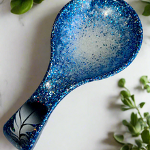 Load image into Gallery viewer, Blue Pearl Feather Spoon Rests