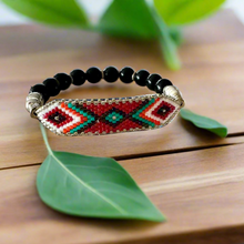 Load image into Gallery viewer, Mocs N More - Men's Hand Beaded Bracelet