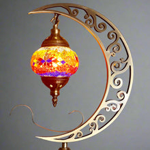 Load image into Gallery viewer, New Decorative Mosaic Moon Lamp