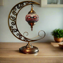 Load image into Gallery viewer, New Decorative Mosaic Moon Lamp