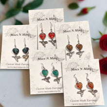 Load image into Gallery viewer, Mocs N More Earrings - NEW Hummingbird