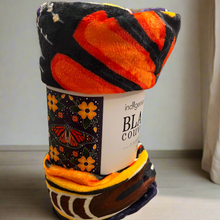Load image into Gallery viewer, New Fleece Blanket - Monarch Butterfly