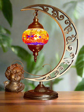Load image into Gallery viewer, New Decorative Mosaic Moon Lamp
