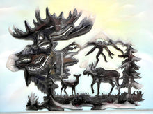 Load image into Gallery viewer, Door & Wall Decor - Moose in the Wild