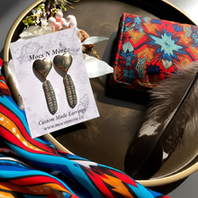 Load image into Gallery viewer, NEW Mocs N More Earrings -Tribal Feathers New Beginnings