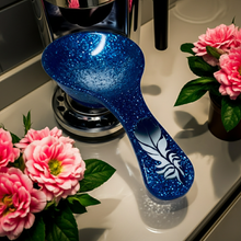 Load image into Gallery viewer, Blue Pearl Feather Spoon Rests
