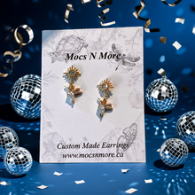 Load image into Gallery viewer, Mocs N More Earrings - Hummingbird Sun