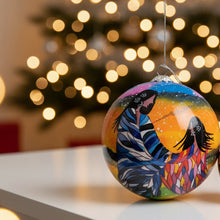 Load image into Gallery viewer, New Indigenous Glass Ornaments - Mother Daughter