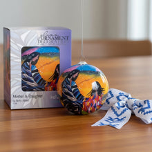 Load image into Gallery viewer, New Indigenous Glass Ornaments - Mother Daughter
