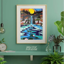 Load image into Gallery viewer, POSTERS - Hilltop Paradise - 12"x18"