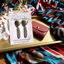 Load image into Gallery viewer, NEW Mocs N More Earrings -Tribal Feathers New Beginnings