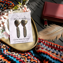 Load image into Gallery viewer, NEW Mocs N More Earrings -Tribal Feathers New Beginnings