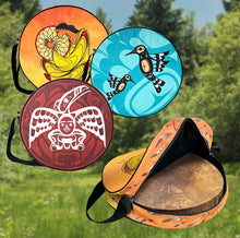 Load image into Gallery viewer, Drum Bags - White Raven 17"