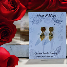 Load image into Gallery viewer, Mocs N More Earrings - Gold Leaf Earrings
