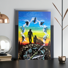 Load image into Gallery viewer, POSTERS - A Father's Guidance - 12"x18"