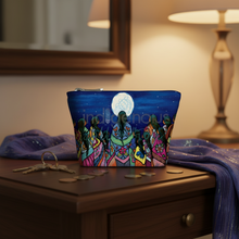 Load image into Gallery viewer, New Canvas Coin Purse - Full Moon Ceremony