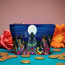 Load image into Gallery viewer, New Canvas Coin Purse - Full Moon Ceremony
