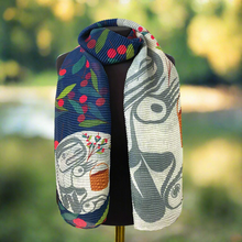 Load image into Gallery viewer, Eco Scarf - Berry Picker In the Moon