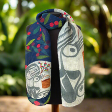 Load image into Gallery viewer, Eco Scarf - Berry Picker In the Moon