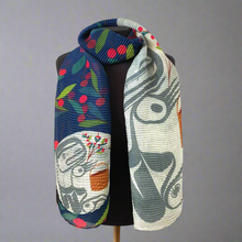 Load image into Gallery viewer, Eco Scarf - Berry Picker In the Moon