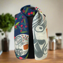 Load image into Gallery viewer, Eco Scarf - Berry Picker In the Moon