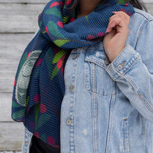 Load image into Gallery viewer, Eco Scarf - Berry Picker In the Moon