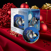 Load image into Gallery viewer, New Indigenous Glass Ornaments - January Moon