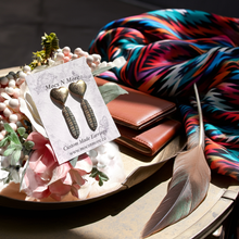 Load image into Gallery viewer, NEW Mocs N More Earrings -Tribal Feathers New Beginnings
