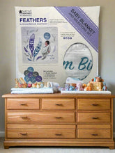 Load image into Gallery viewer, Baby Blanket & Milestone Set - Feathers
