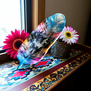 Feather Tray - Wolf Moon