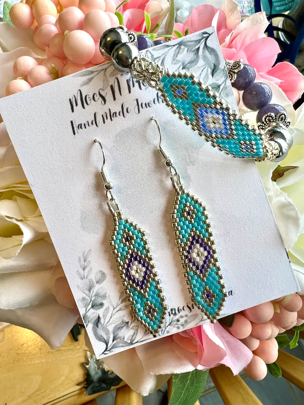 Beaded Earrings & Bracelet Sets - Sweet Dreams