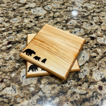 Load image into Gallery viewer, Mocs N More Art Coasters - Bears Walking