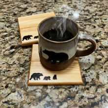 Load image into Gallery viewer, Mocs N More Art Coasters - Bears Walking