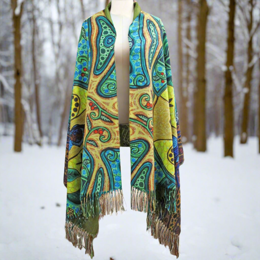 Eco Shawls - Strong Earth Woman