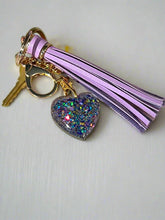 Load image into Gallery viewer, Mocs N More - Brilliant Heart Keychains or Purse Tassels