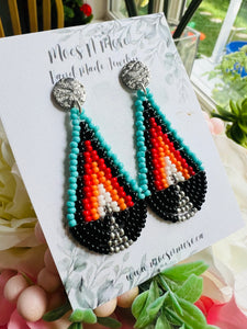 Mocs N More Earrings - Fire Dangle